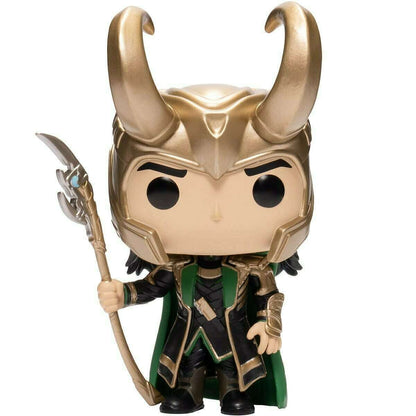 Loki with Scepter #985 Marvel Avengers Funko POP! Entertainment Earth Exclusive Glow in the Dark