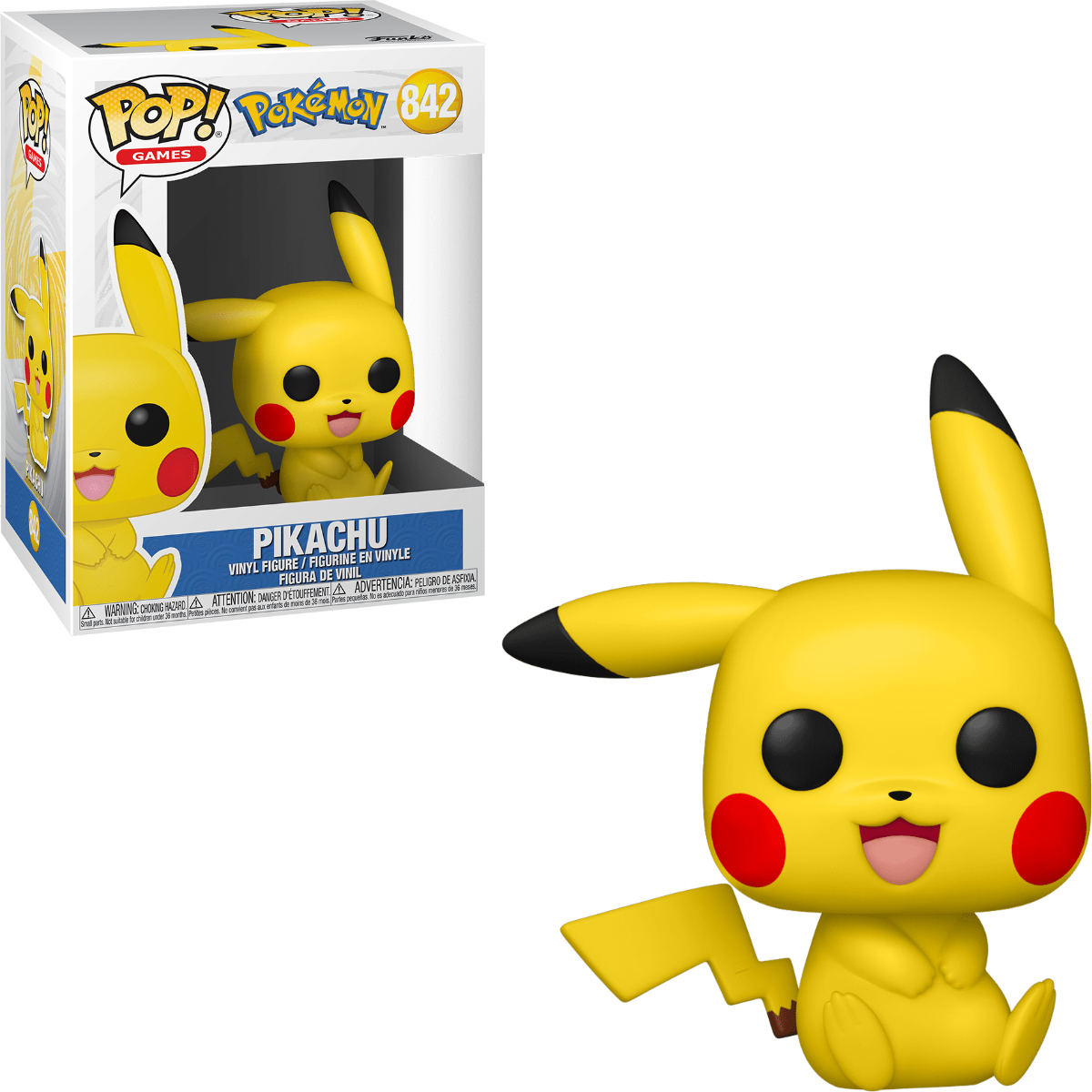 Pikachu Sitting #842 Pokemon Funko POP!