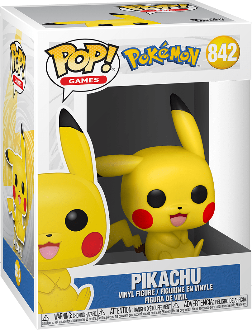 Pikachu Sitting #842 Pokemon Funko POP!