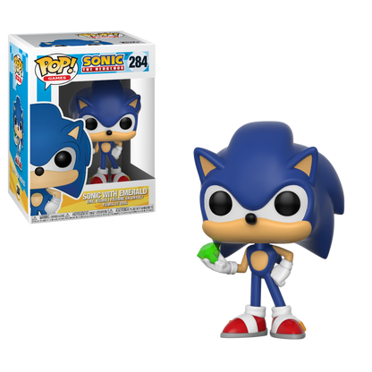 Sonic with Emerald #284 Sonic The Hedgehog Funko POP!