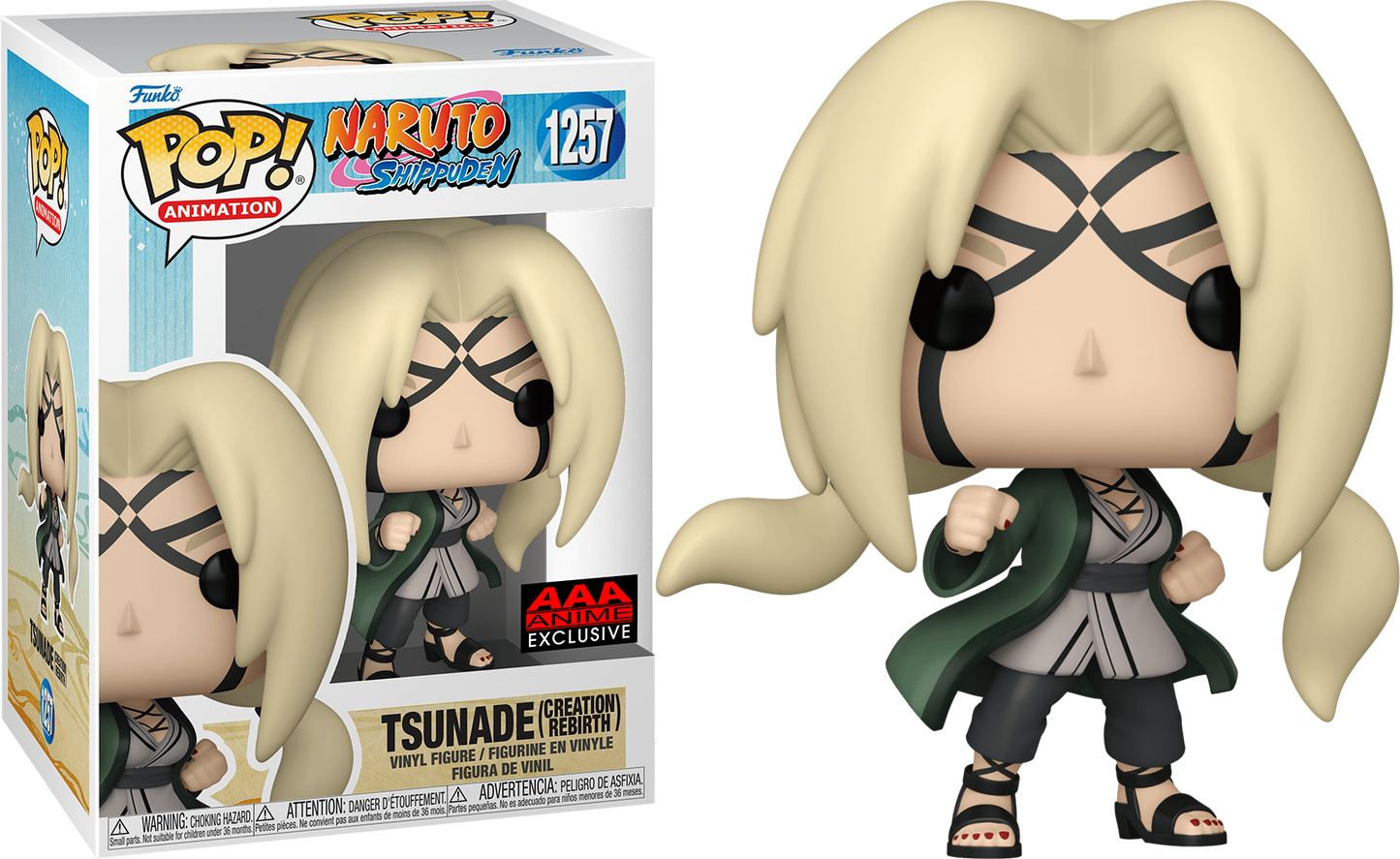 Tsunade (Creation Rebirth) #1257 Naruto Funko POP! AAA Anime Exclusive