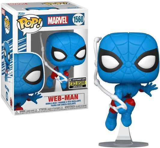 Web-Man #1560 Marvel Spiderman Funko POP! Entertainment Earth Exclusive