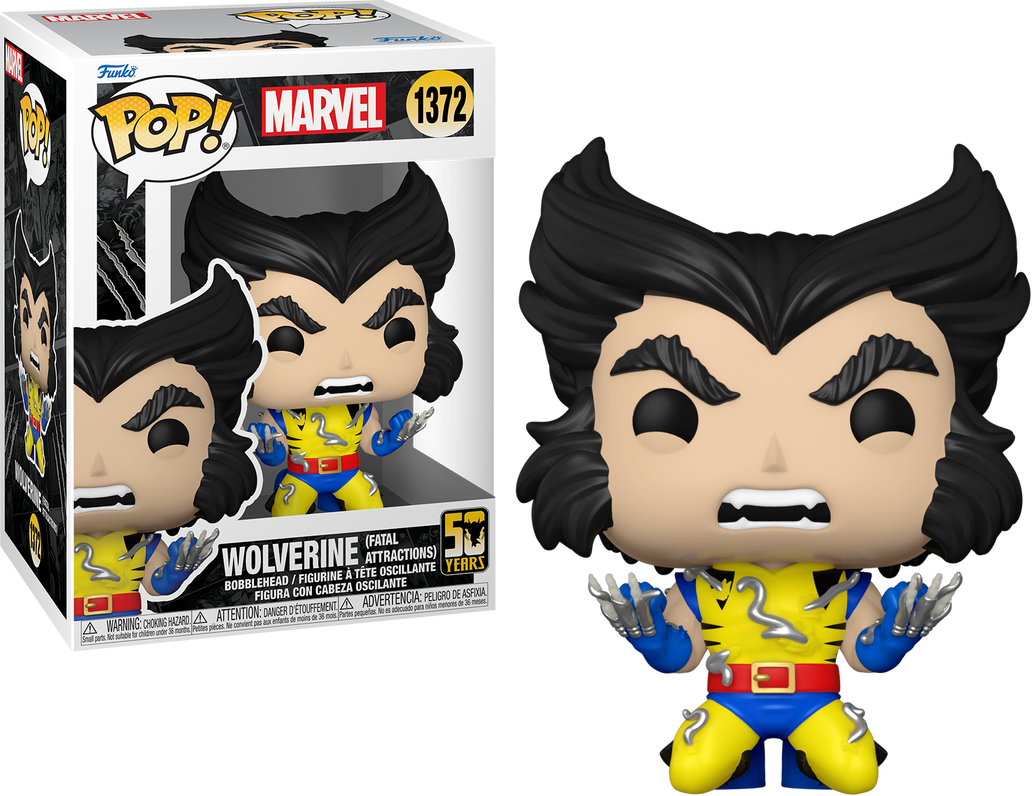 Wolverine 50th Anniversary Wolverine (Fatal Attractions) Funko Pop! Vinyl Figure #1372