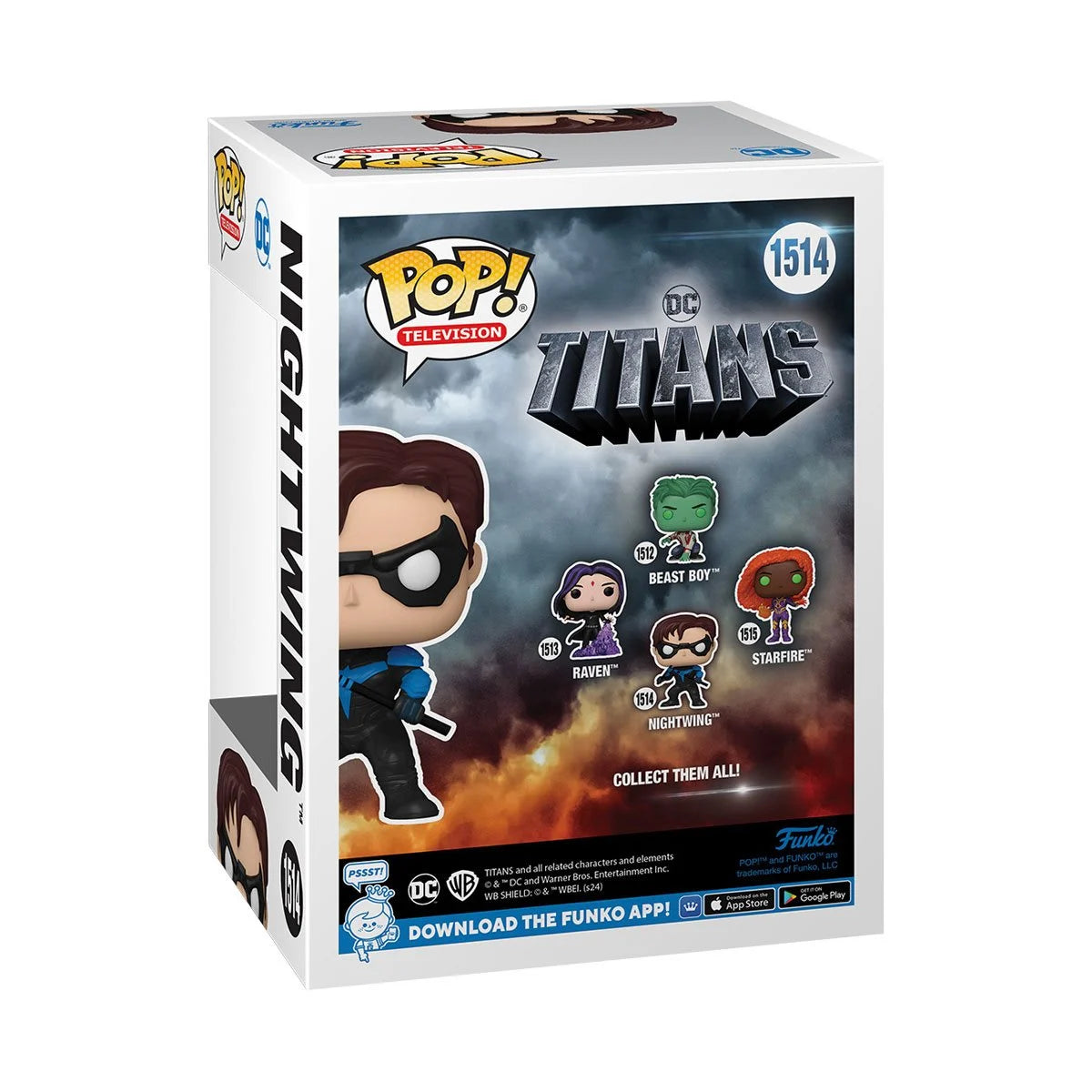 DC Titans Nightwing Funko Pop! Vinyl Figure #1514